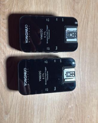 Coppia Trigger Yongnuo YN622C per Canon