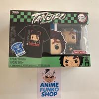 Funko Pop Tanjiro Kamado T-Shirt Bundle only AT