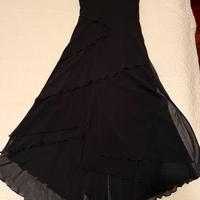Le Gatte Jeans abito tulle nero sera/cocktail
