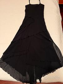 Le Gatte Jeans abito tulle nero sera/cocktail