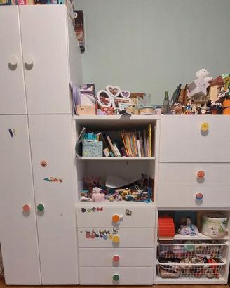 Armadio cameretta IKEA STUVA 180 cm  (3 moduli)