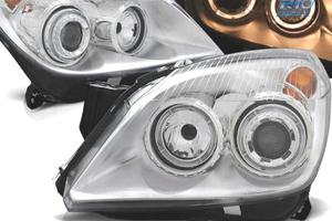 FARI OPEL ASTRA H 04-09 ANGEL EYES FONDO CROMATO