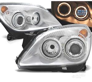 FARI OPEL ASTRA H 04-09 ANGEL EYES FONDO CROMATO