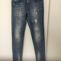 Jeans donna XS strappati