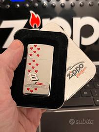 Accendino Zippo Nascar Dale Jr. Red Hearts Slim