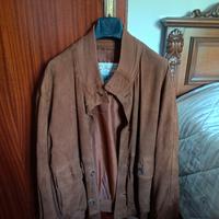 Giacca uomo vero camoscio 