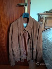 Giacca uomo vero camoscio 