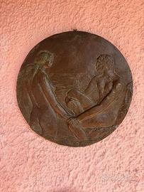 Adamo e Eva , opera di Giuseppe Mazzullo 1988