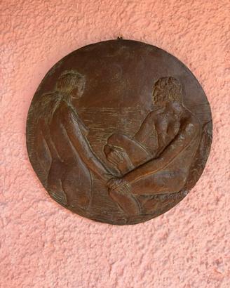 Adamo e Eva , opera di Giuseppe Mazzullo 1988