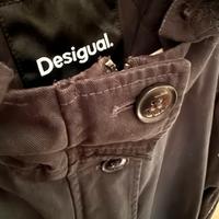 Parka Desigual nero con paillettes Taglia M