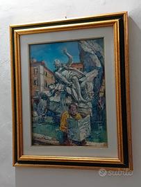 opera Roberto Micheli piazza Navona 