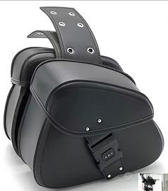 Coppia Borse laterali Dx e Sx per Moto