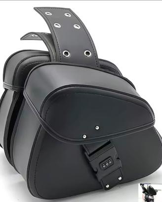 Coppia Borse laterali Dx e Sx per Moto