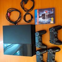 PS4 FAT + 4JOYPAD + GIOCO