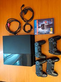 PS4 FAT + 4JOYPAD + GIOCO