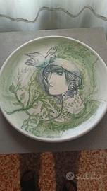 Piatto d'Arte Ceramica "G. Damiani" 