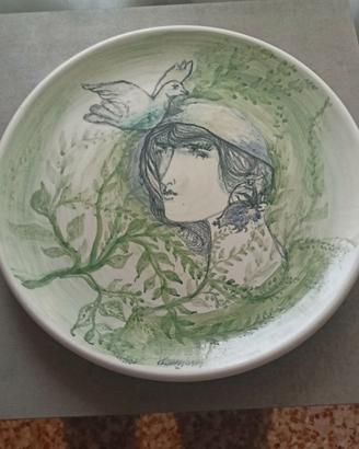 Piatto d'Arte Ceramica "G. Damiani" 