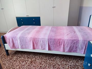 Set Cameretta: Letto+Rete+Materasso+Comodino+Armad