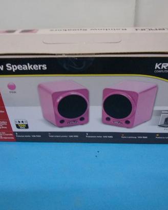 Kraun casse amplificate Rainbow Speakers NUOVE