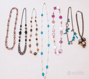 Set 7 collane vintage particolari