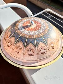Scatola di latta vintage Battistero da collezione