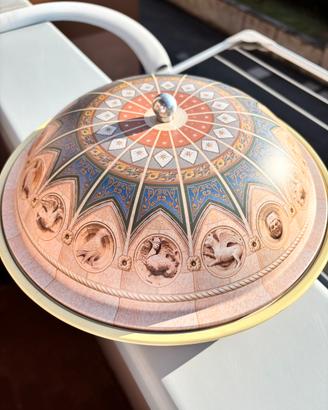 Scatola di latta vintage Battistero da collezione