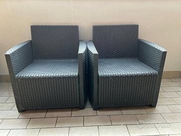 Salotto da giardino/balcone