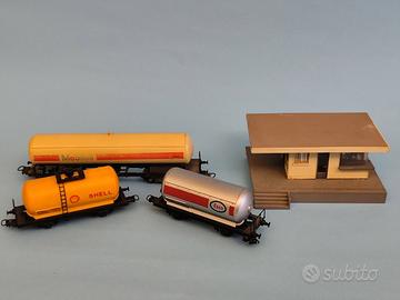Lotto 3 vagoni LIMA Vintage + Accessorio (Anni 90)