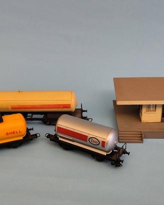 Lotto 3 vagoni LIMA Vintage + Accessorio (Anni 90)