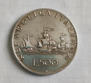 500 lire d' argento Le Caravelle Collezionismo In vendita a Imperia