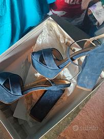 Sandali donna blu Bata