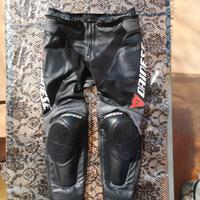 pantaloni 52 dainese uomo in pelle sport motori 