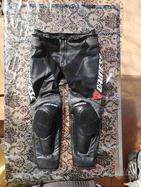 pantaloni 52 dainese uomo in pelle sport motori 