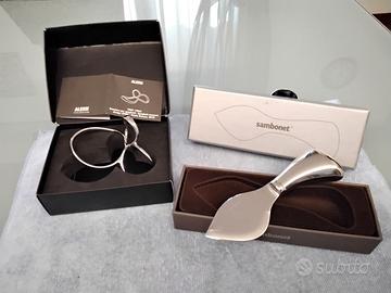 Alessi dosa spaghetti + Sambonet coltello grana