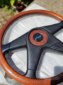 Volante Momo originale in radica