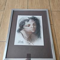 Quadro volto pittore Vanelli