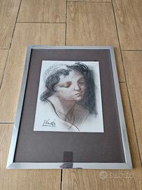 Quadro volto pittore Vanelli