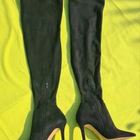 stivali come nuovi  camoscio alti