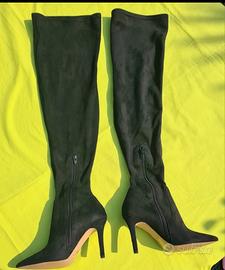 stivali come nuovi  camoscio alti