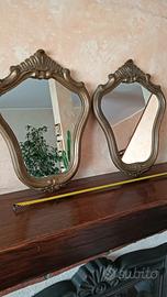 2 specchi da parete antichi 
