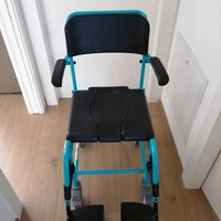 Sedia doccia blue line per anziani e disabili