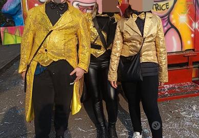 Giacche carnevale gialle ed oro effetto brillante