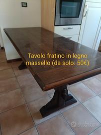 Tavolo fratino in legno