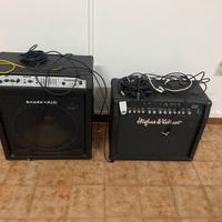 2 Amplificatori – Chitarra + Basso –