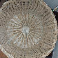 Set canestri in vimini+ sediolina in vimini