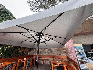 Ombrellone azzolini 5x4 metri su misura