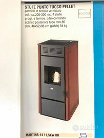 Stufa Pellet Punto Fuoco mod Martina Kw 11,5