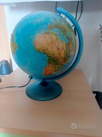 mappamondo lampada 