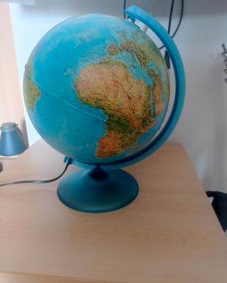mappamondo lampada 