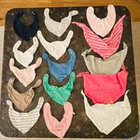 Lotto 3 : Bavaglini & bandane in cotone